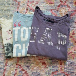 LOT - 3 Long Sleeved GAP Playtime shirts